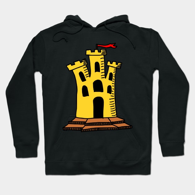 The yellow brick castle Hoodie by stephenignacio